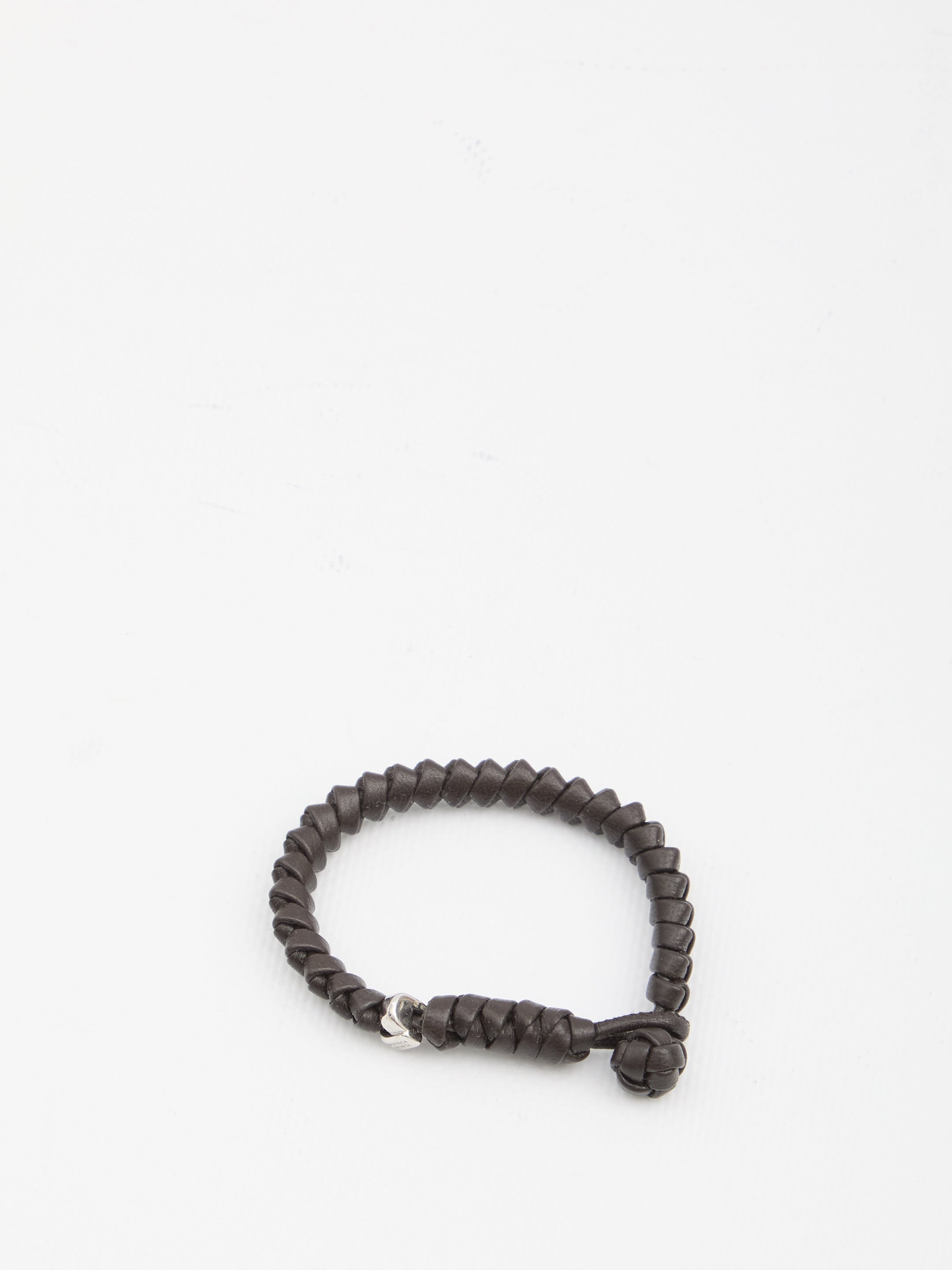 BOTTEGA VENETA Intrecciato Leather Bracelet - Size INT