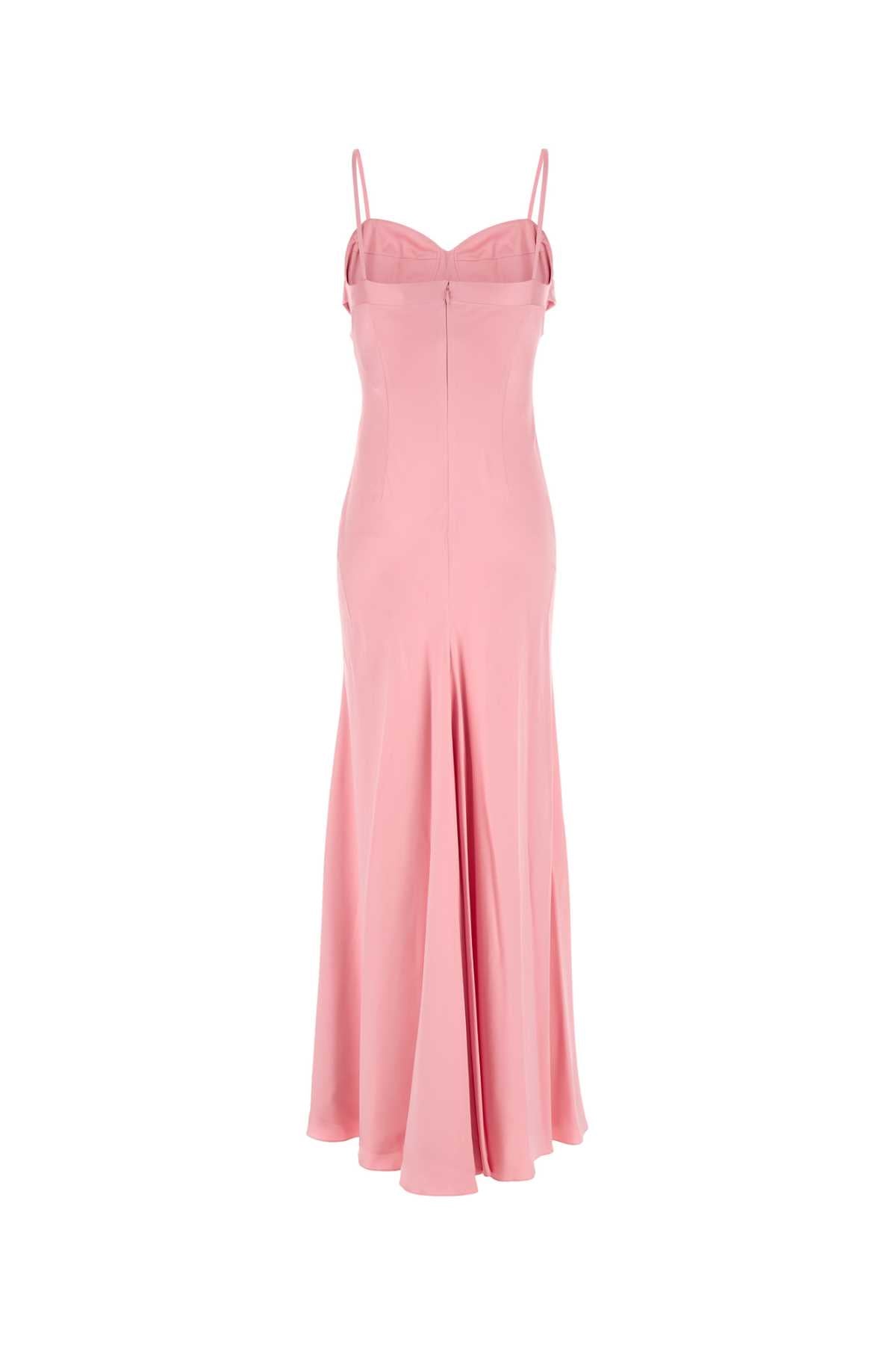 ALEXANDER MCQUEEN Elegant Satin Long Evening Dress for Women
