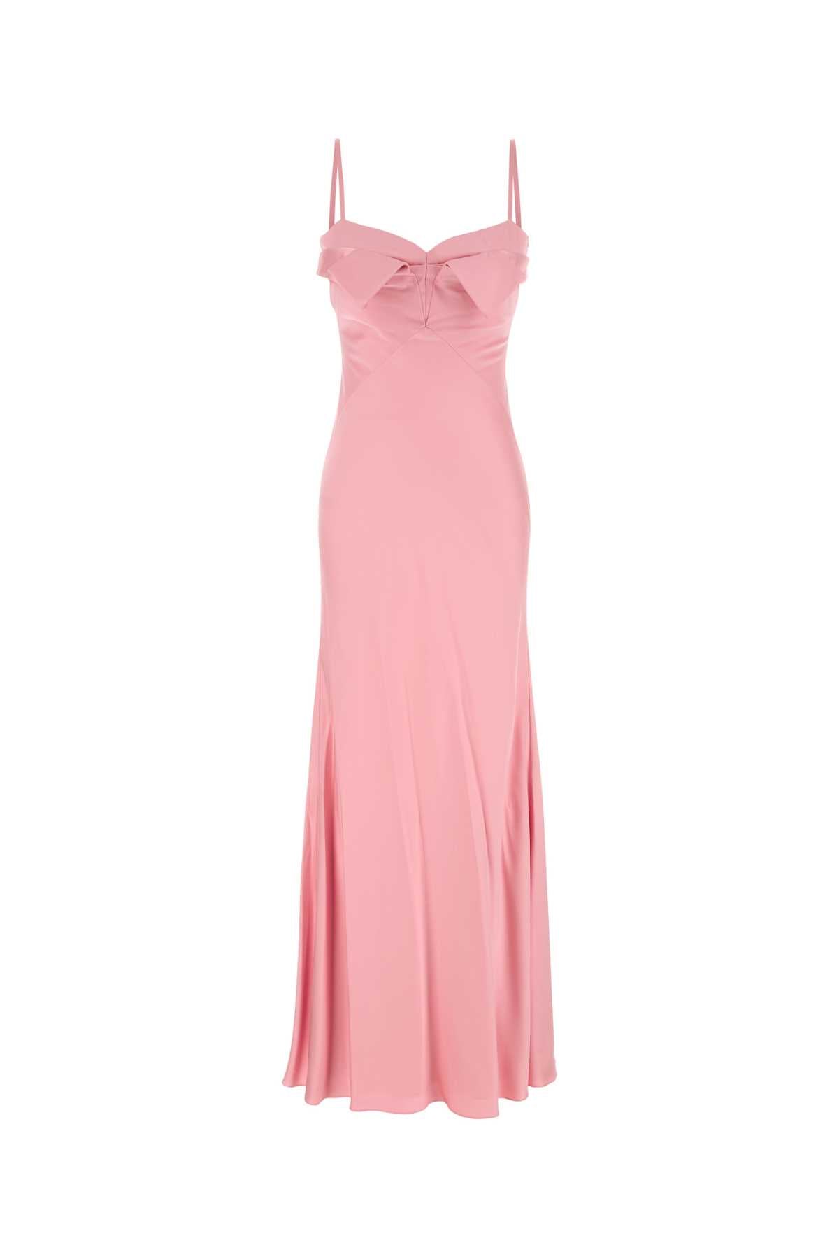 ALEXANDER MCQUEEN Elegant Satin Long Evening Dress for Women