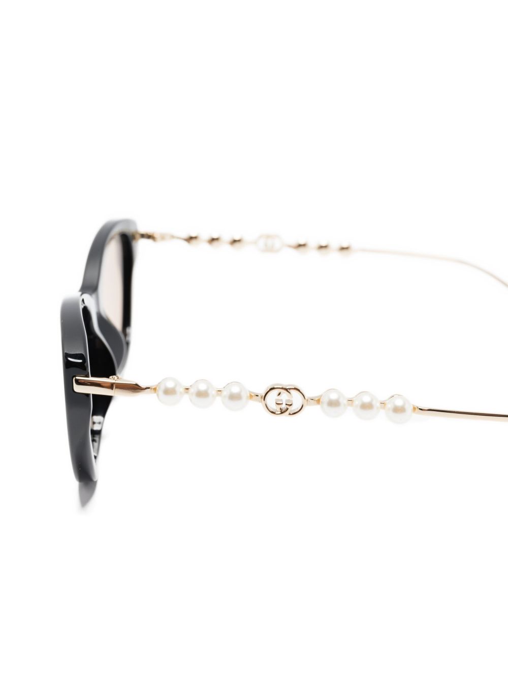 GUCCI Cat-Eye Sunglasses with Pearl Embellishments