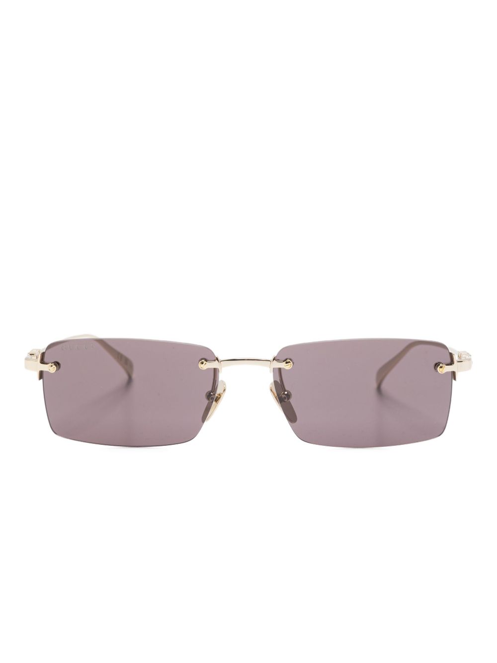 GUCCI Rectangular Frame Sunglasses - 14CM Temple Length
