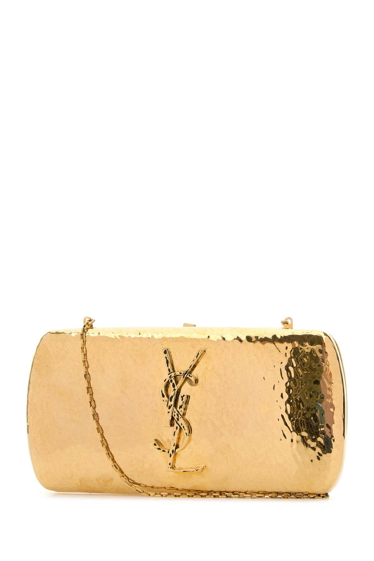 SAINT LAURENT Metallic Mini Evening Clutch for Women