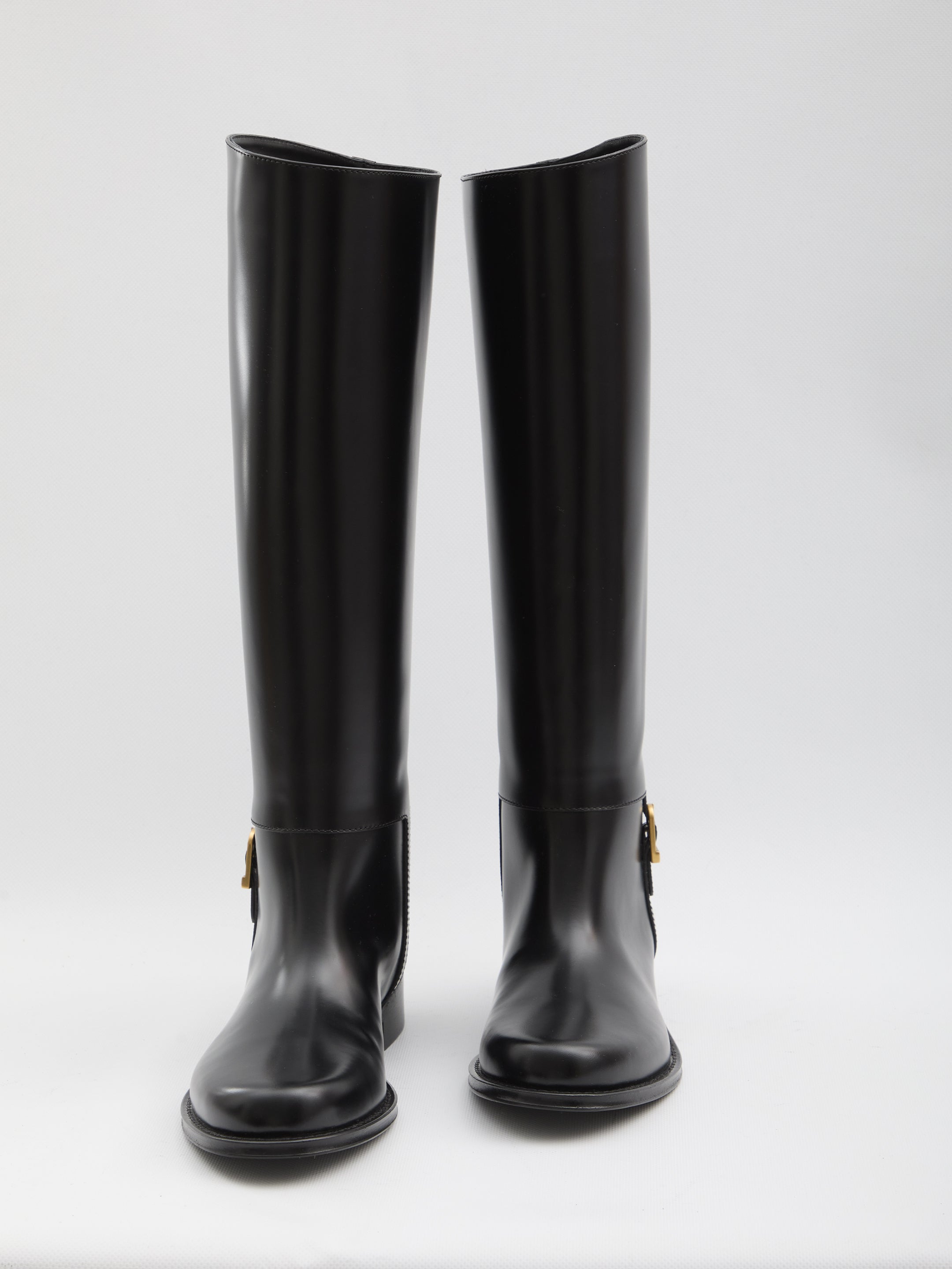 SAINT LAURENT Julia Tube Boots - 2.5 cm Heel Height
