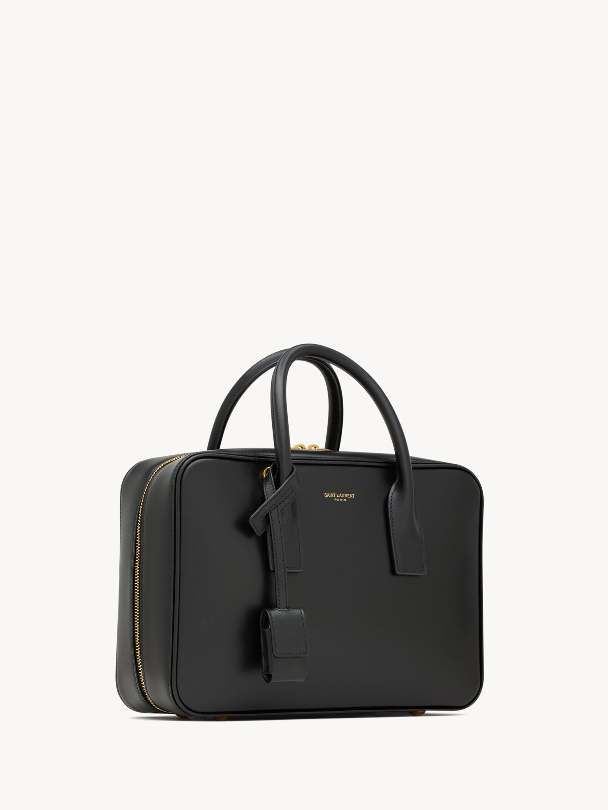 SAINT LAURENT Mini Leather Sac de Jour Handbag