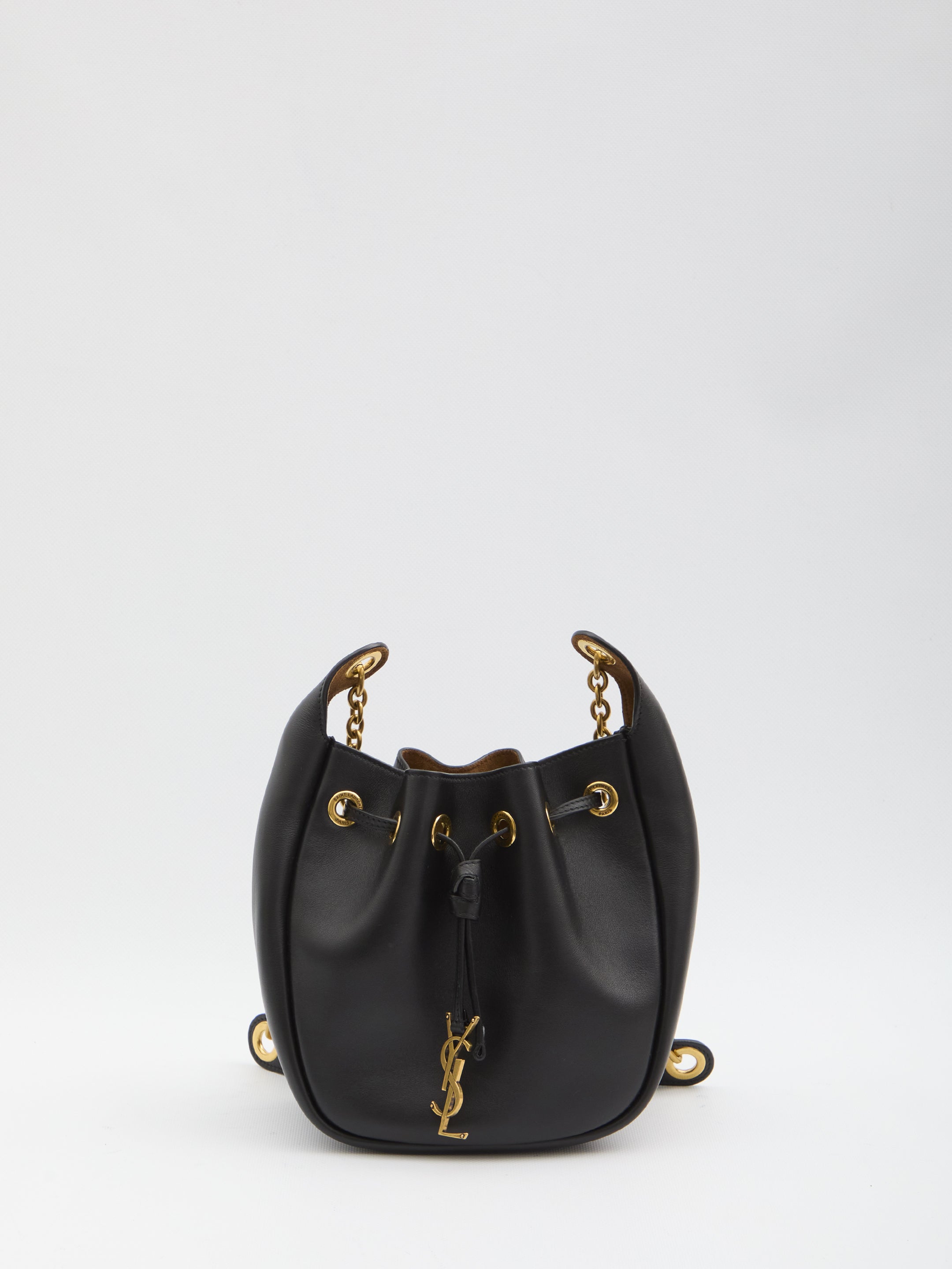 SAINT LAURENT Mini Supple Bucket Handbag 24 x 20 x 8 cm