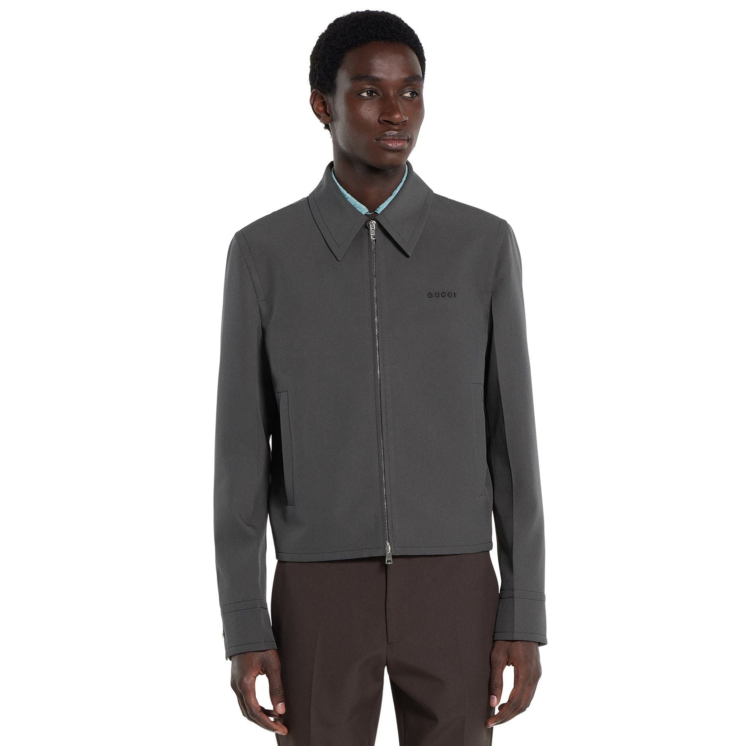 GUCCI Technical Panama Jacket - Regular Fit