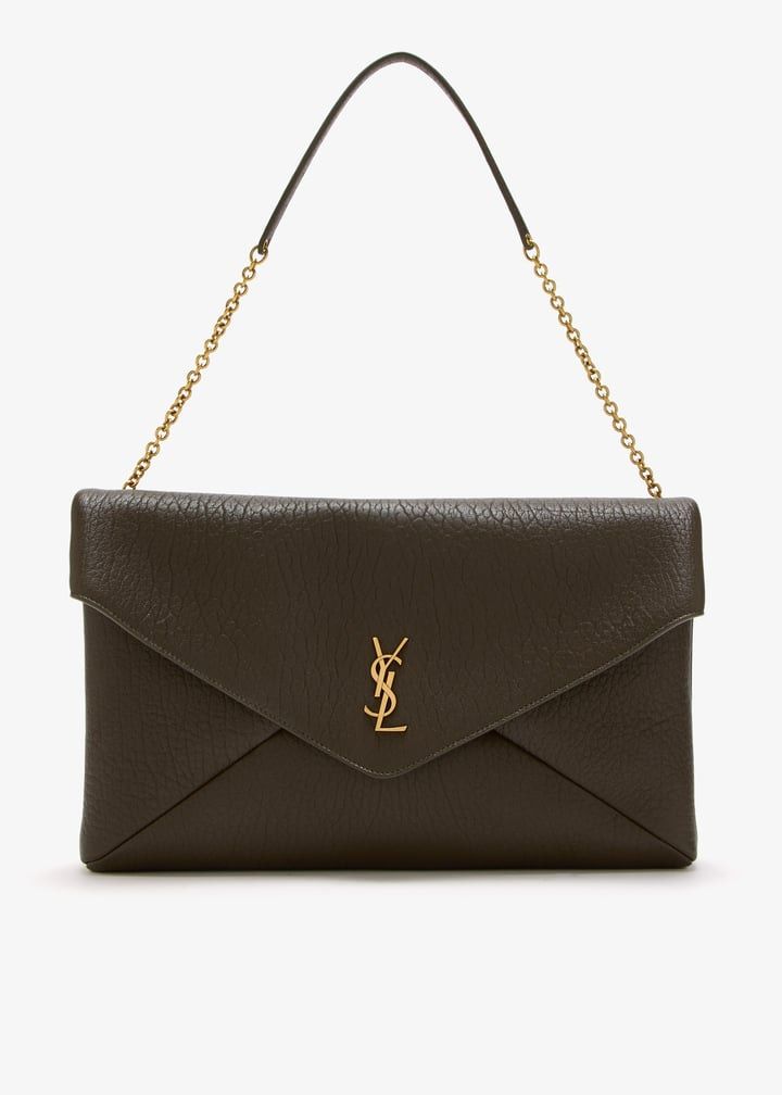 SAINT LAURENT XXL Envelope Clutch with Chain Strap