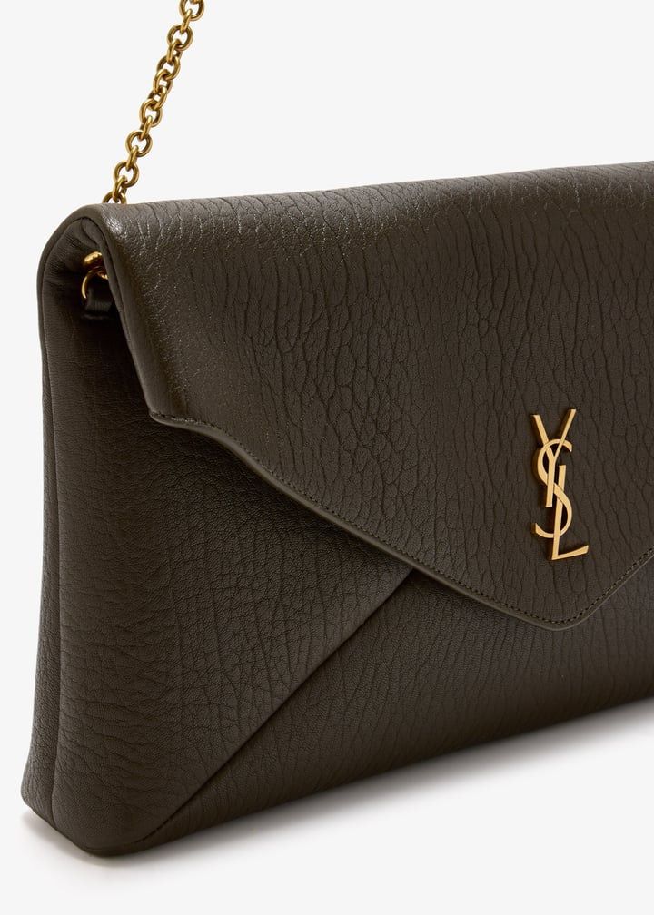 SAINT LAURENT XXL Envelope Clutch with Chain Strap
