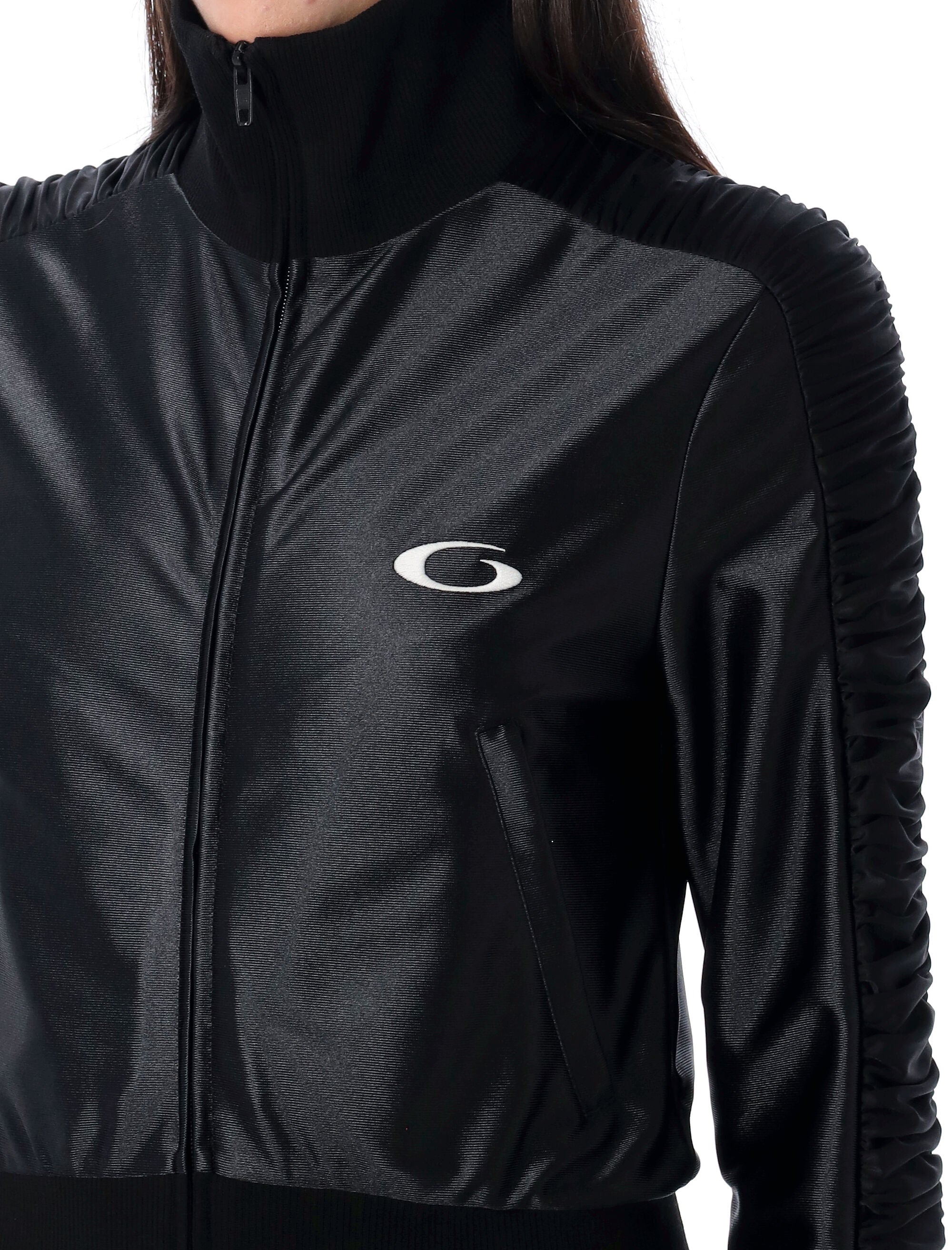 BALENCIAGA Women's High Neck Full-Zip Tracksuit Jacket Size 38