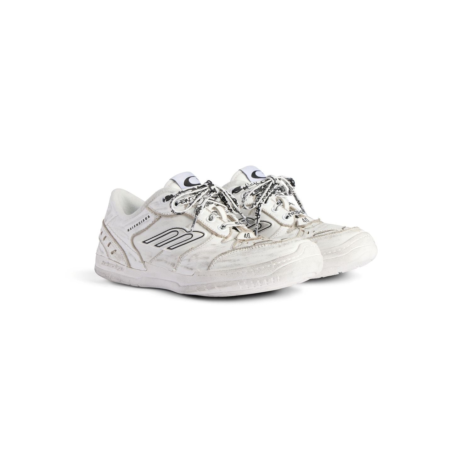 BALENCIAGA Medium Worn-Out Fashion Sneakers for Women