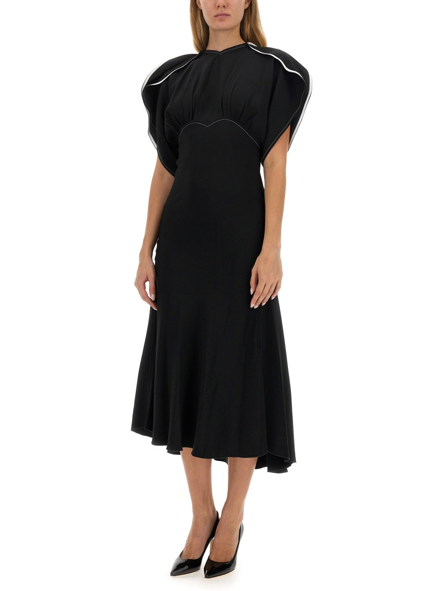 VICTORIA BECKHAM Elegant Midi Dress
