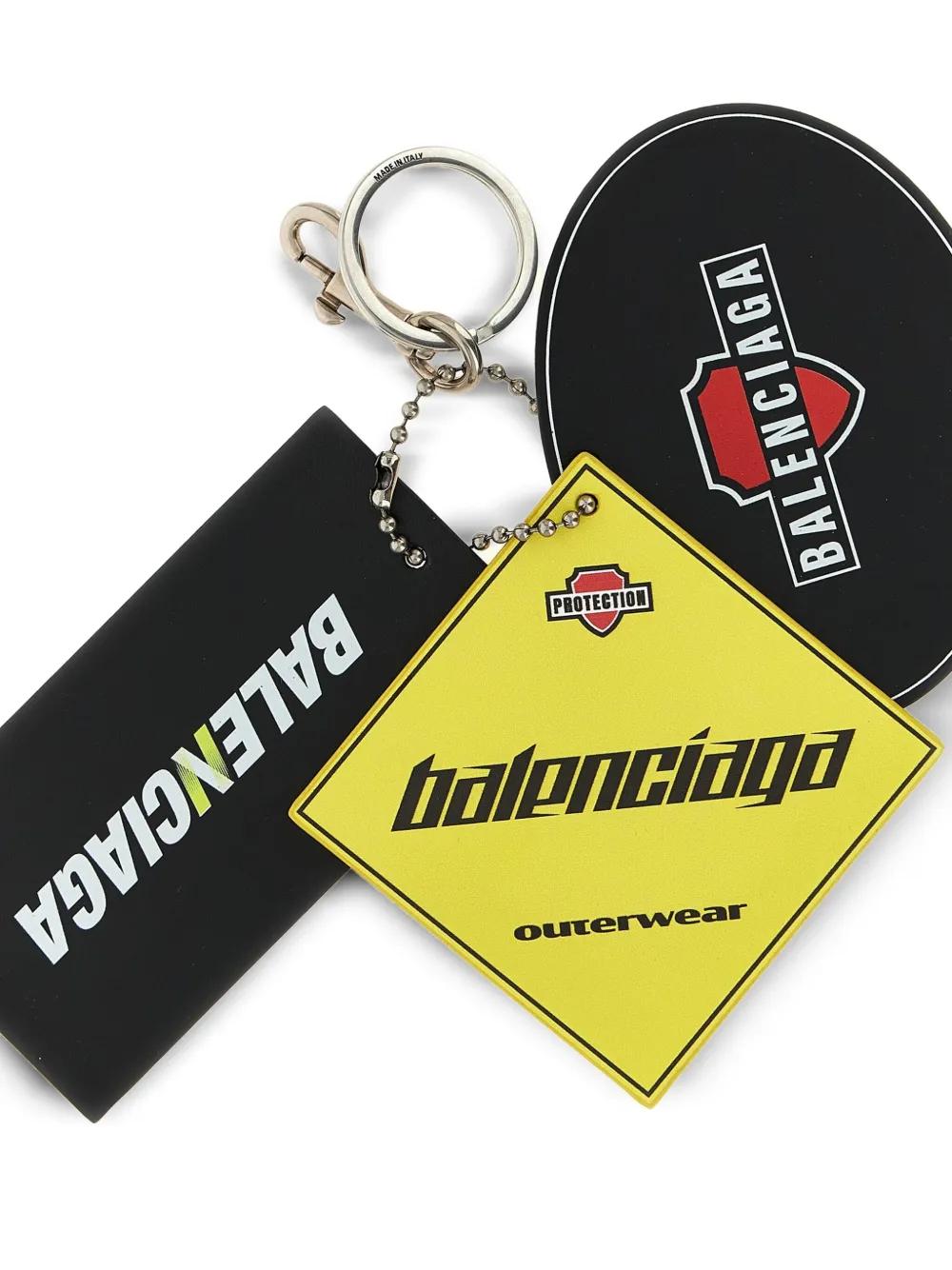 BALENCIAGA Three-Tag Keychain