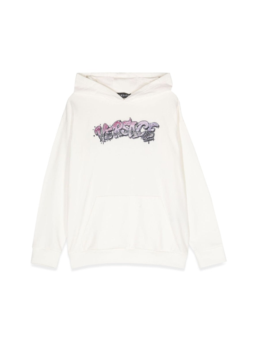 VERSACE Mini Logo Hoodie for Kids