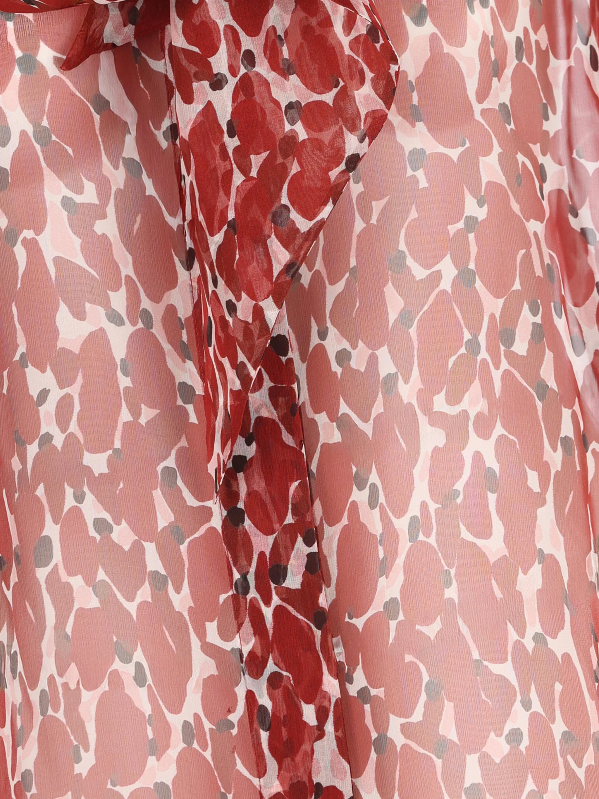 SAINT LAURENT Printed Silk Shirt - Size 40 FR