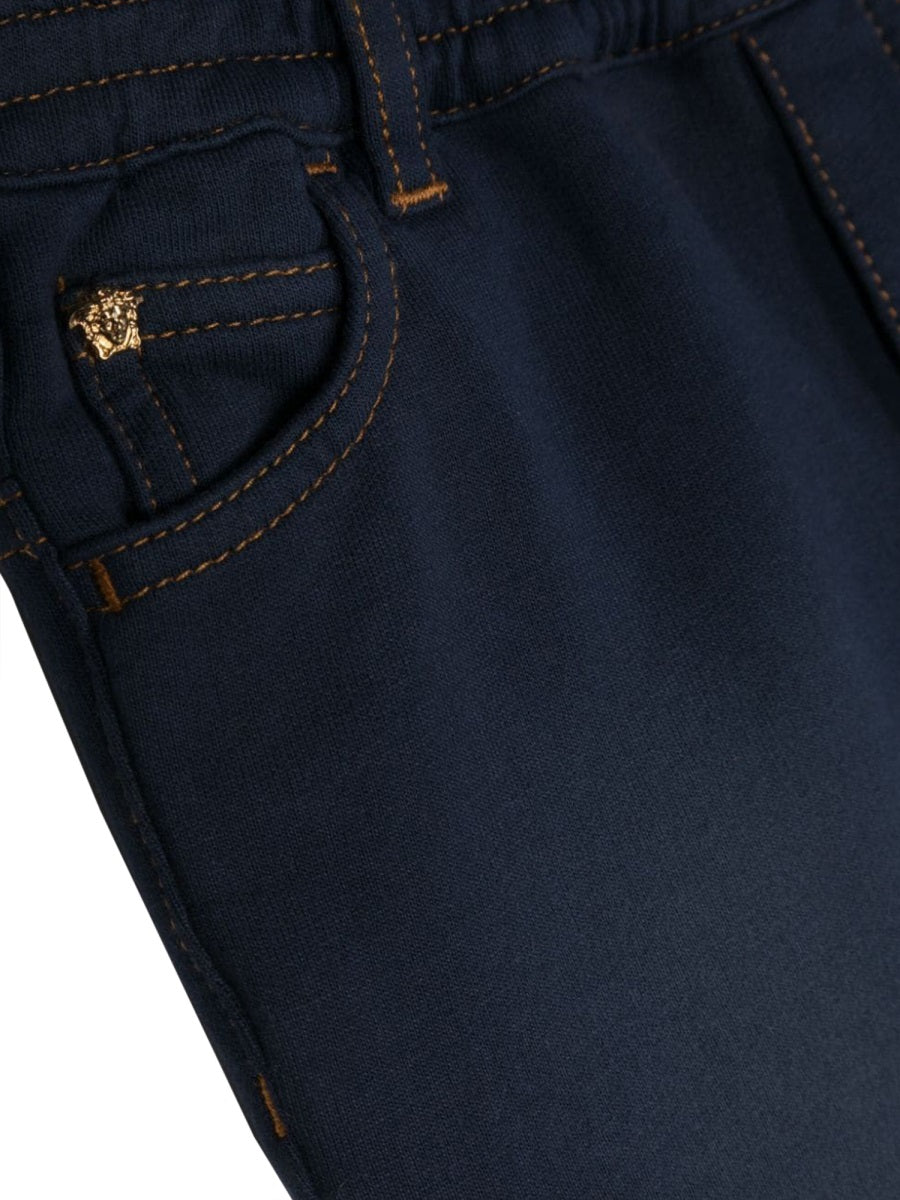 VERSACE Kids' Denim Pants - Unisex Style