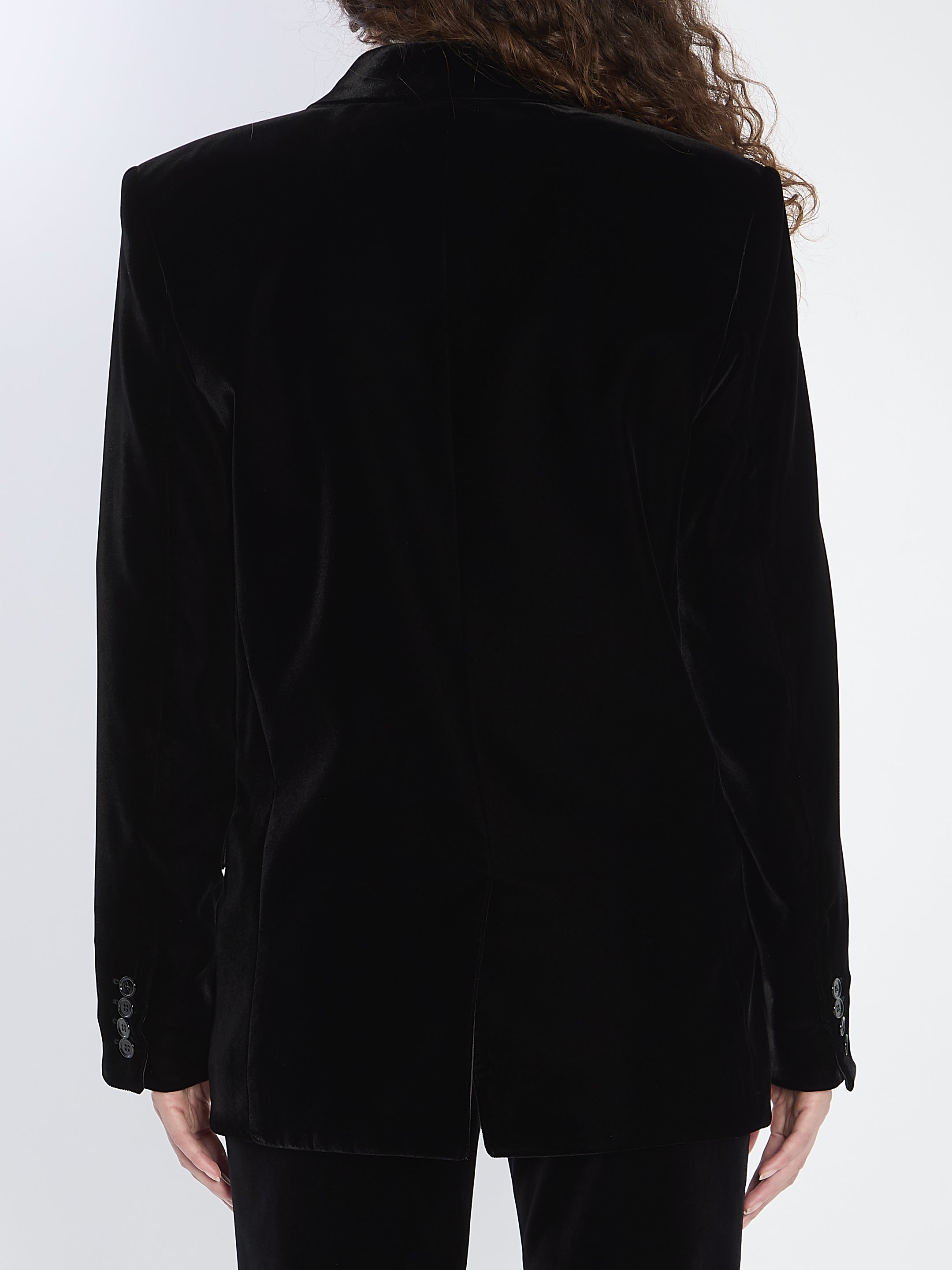 SAINT LAURENT Chic Women's Jacket - Silk & Nylon Blend