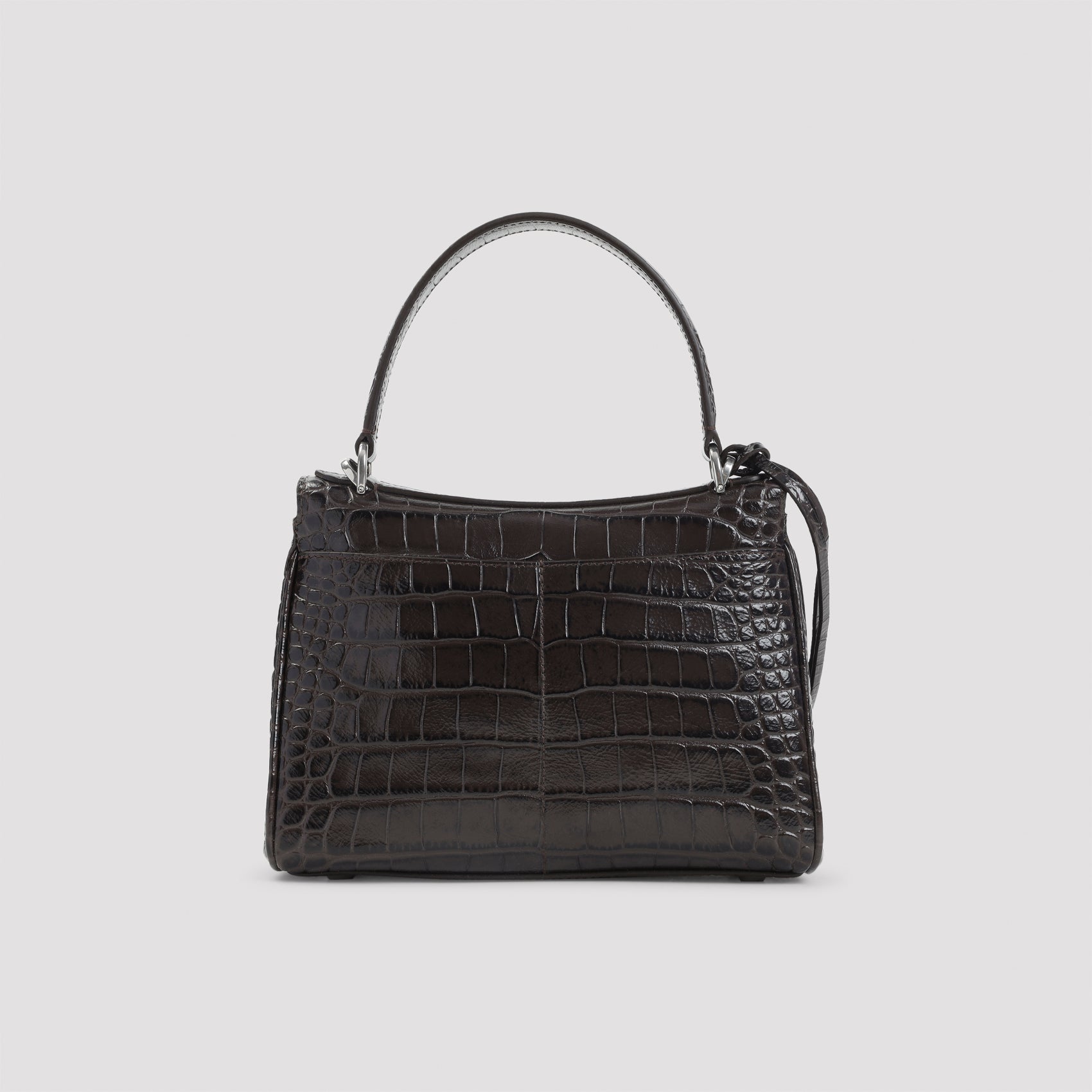 BALENCIAGA Mini Leather Rodeo Top Handle Handbag