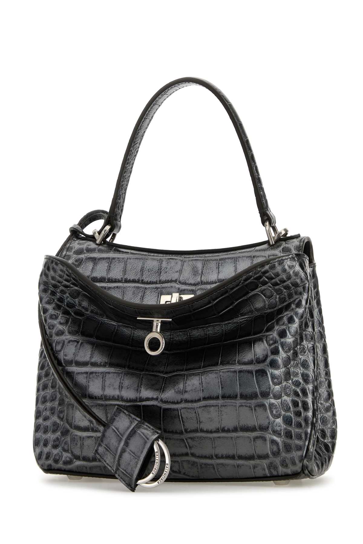 BALENCIAGA Mini Leather Rodeo Handbag