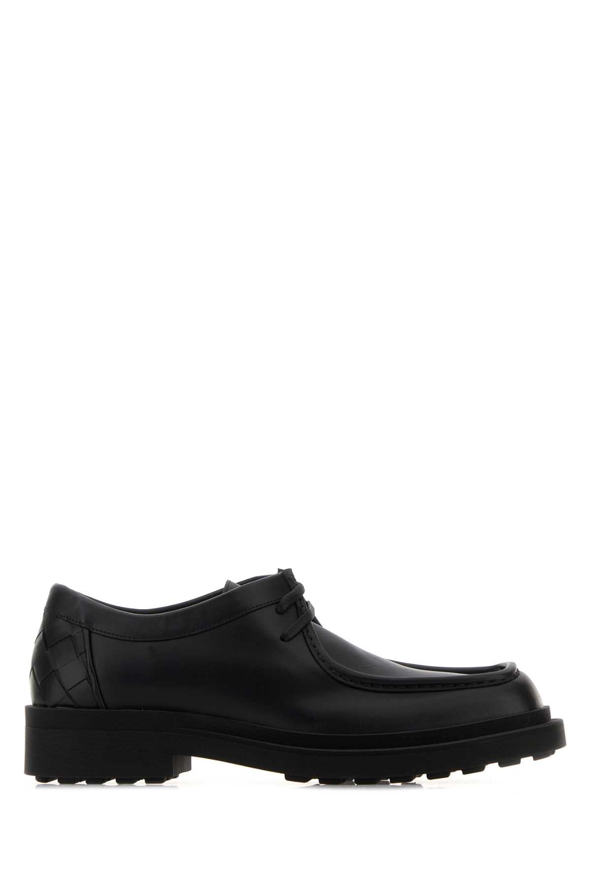 BOTTEGA VENETA Men's Lace-Up Moccasin Shoes