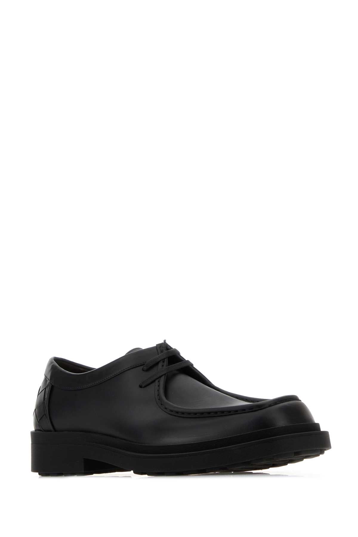 BOTTEGA VENETA Men's Lace-Up Moccasin Shoes