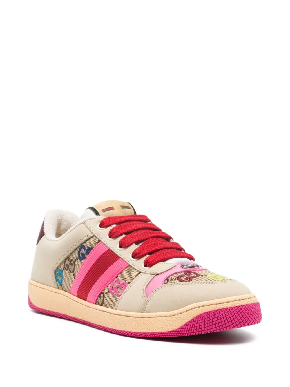 GUCCI Women's Leather Sneakers - FW25 Collection