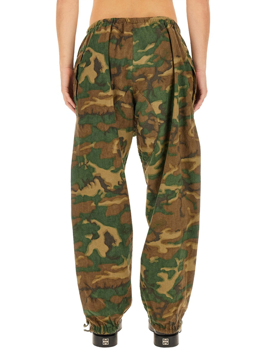 GIVENCHY Camouflage Trousers - Size 48