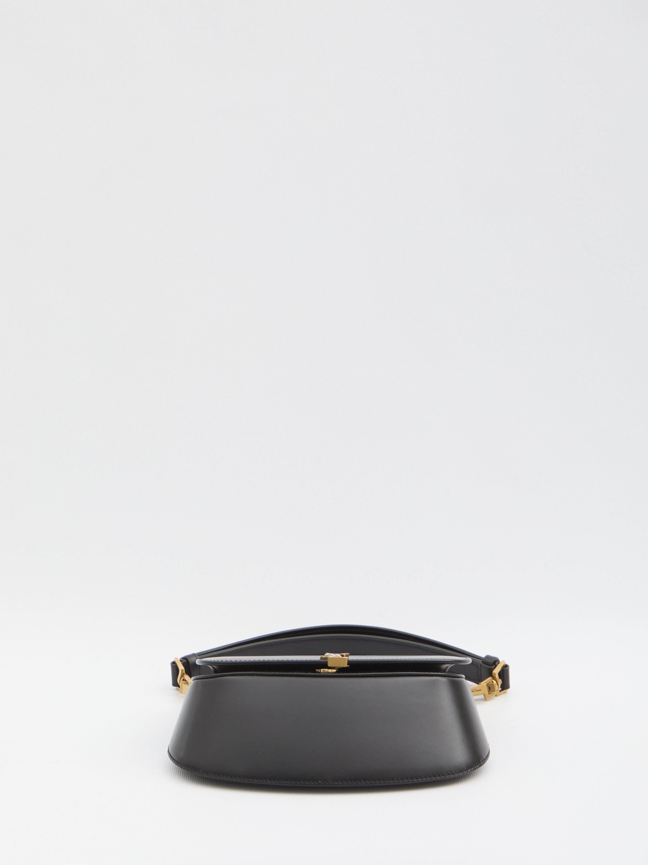 SAINT LAURENT Mini Leather Handbag with Removable Handle