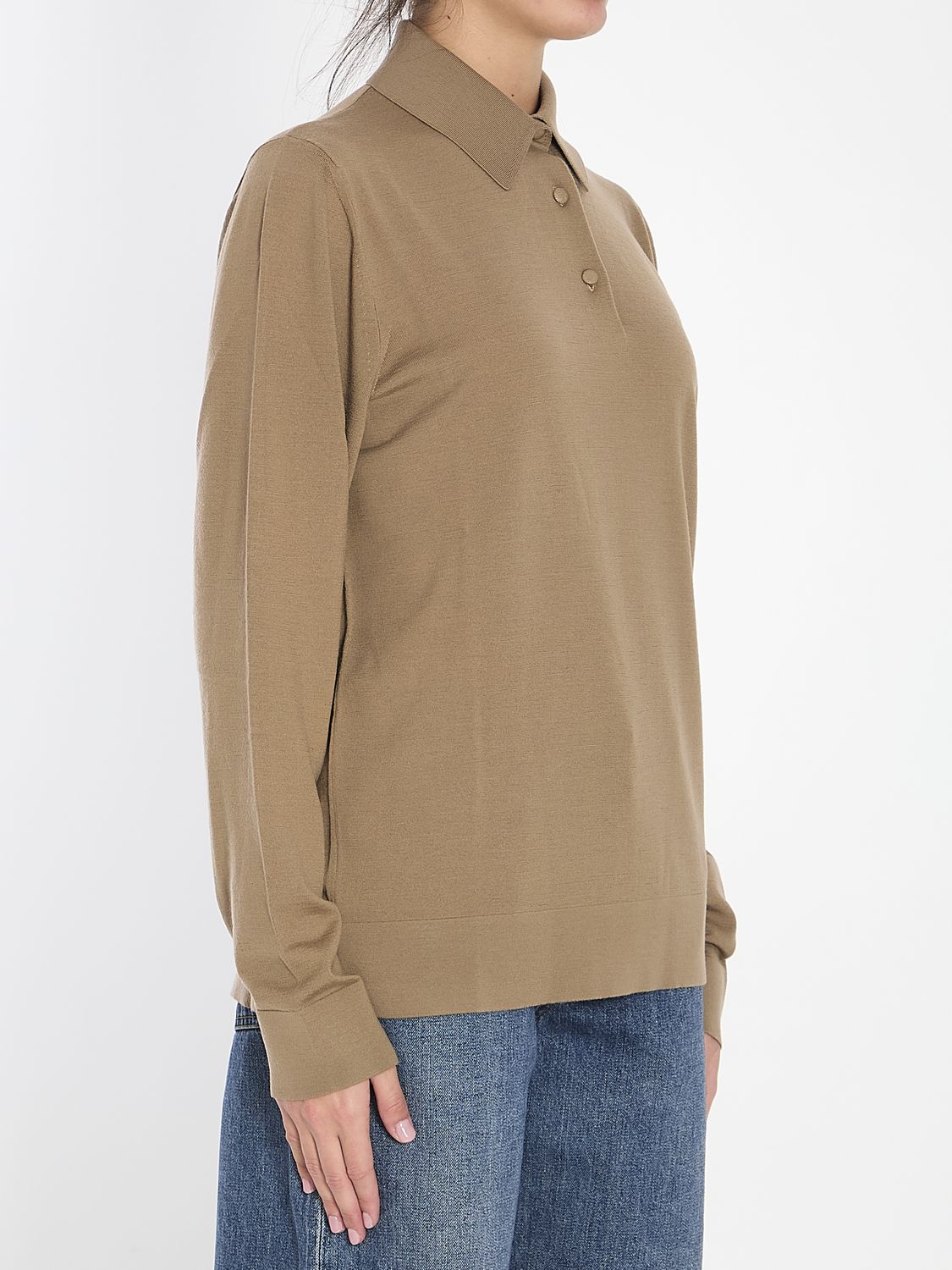 THE ROW Long-Sleeved Polo Shirt for Women