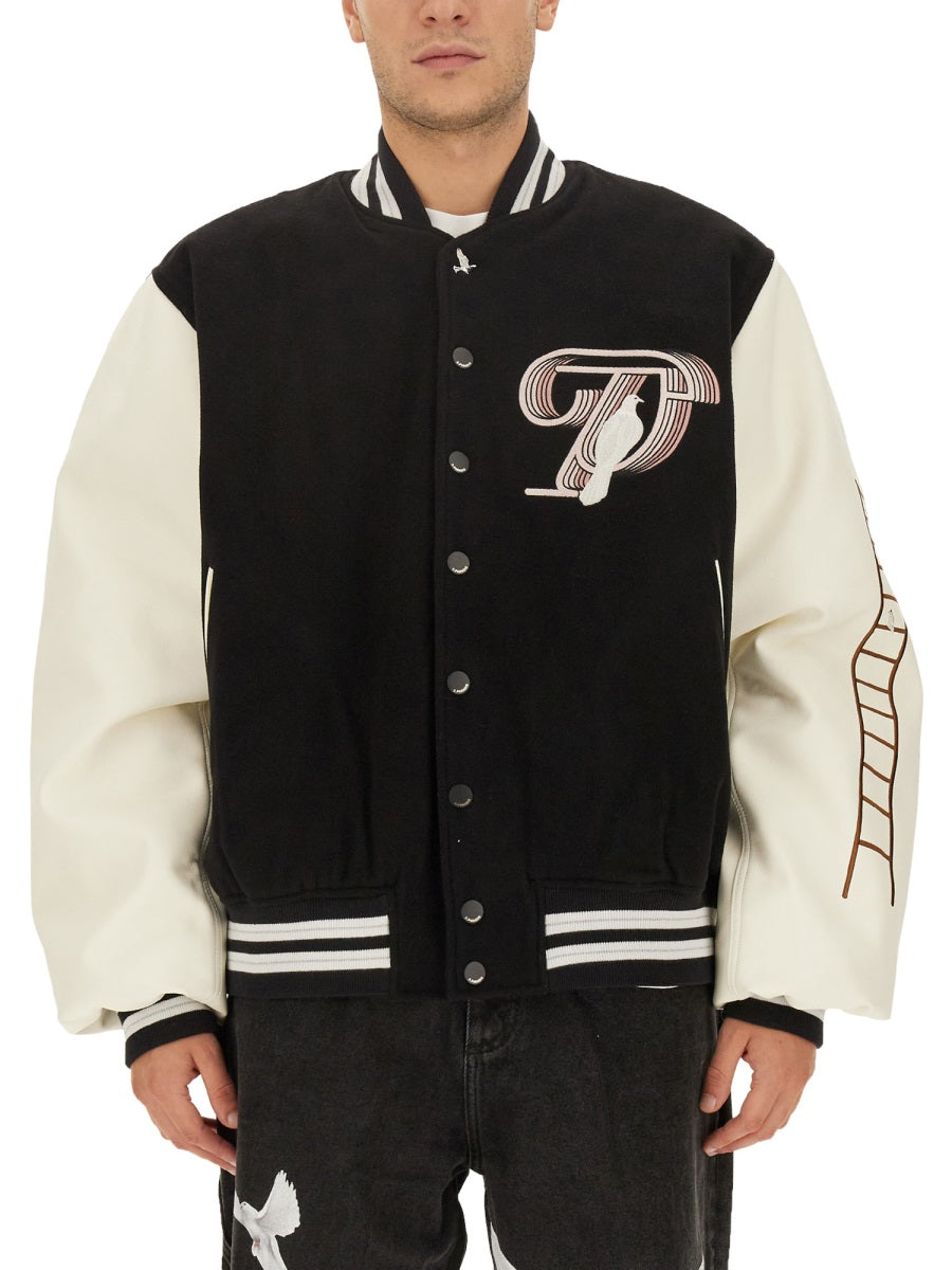 3.PARADIS Wide Fit Jacket with Logo - Size L
