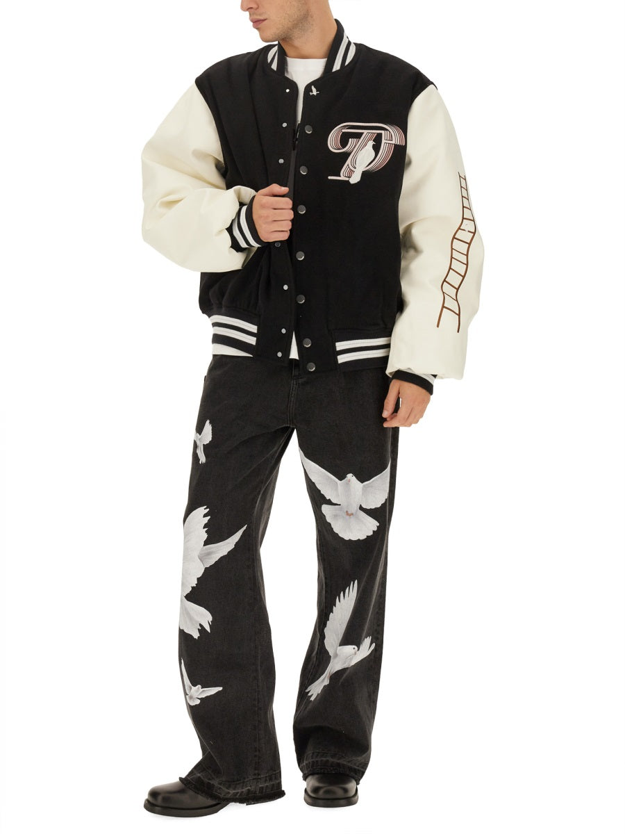 3.PARADIS Wide Fit Jacket with Logo - Size L