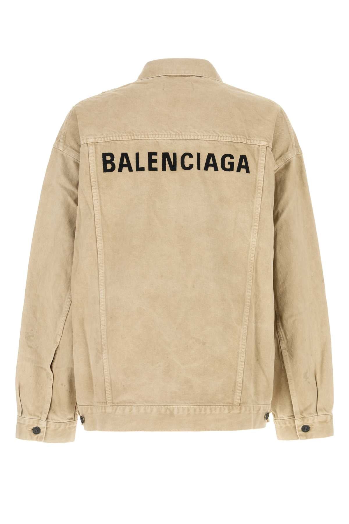 BALENCIAGA Oversized Denim Jacket for Men
