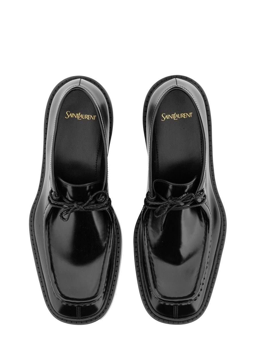 SAINT LAURENT Harvey Derby Dress Loafers for Men - FW25