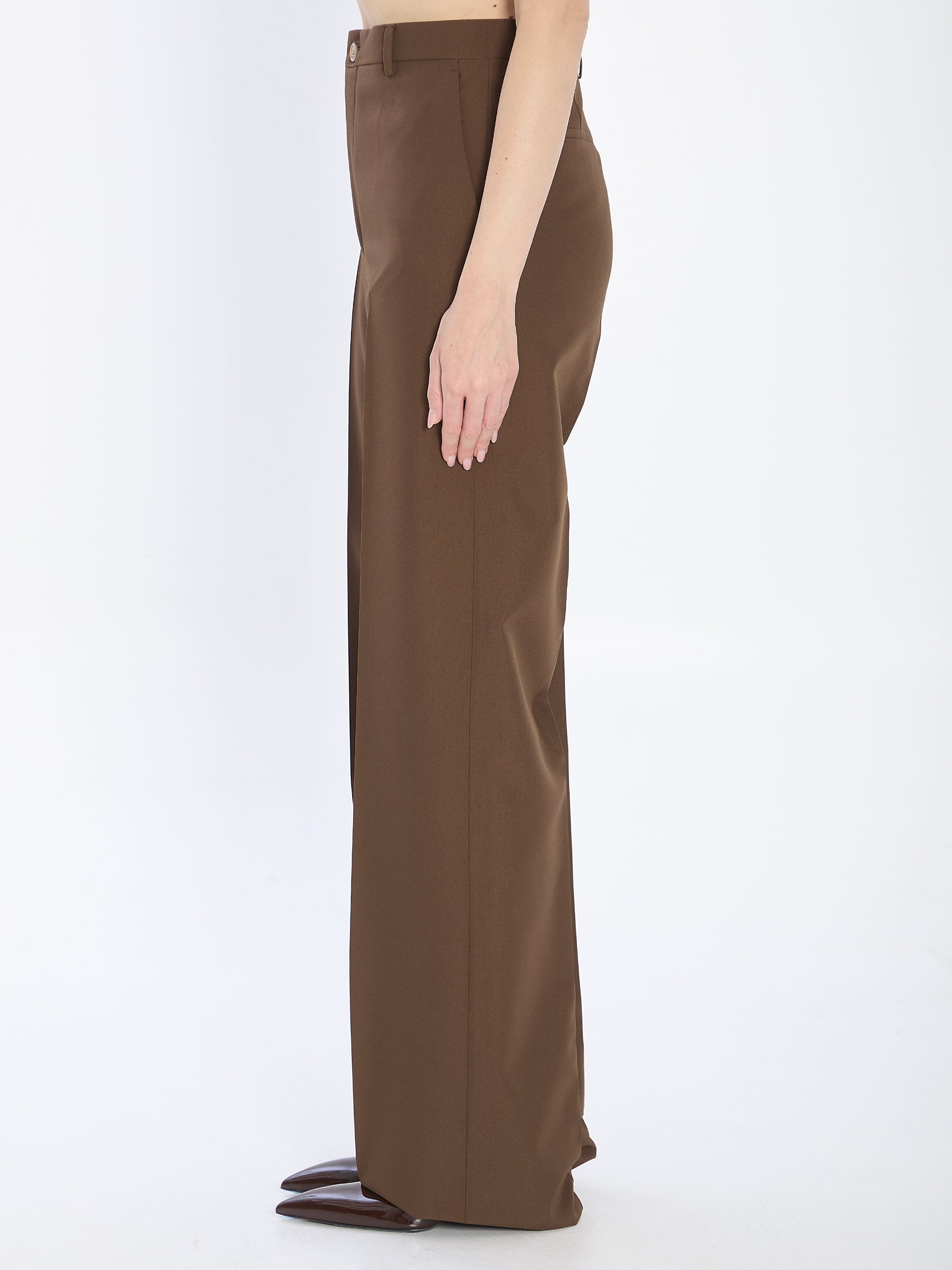 GUCCI Technical Panama Trousers - Regular Fit 40