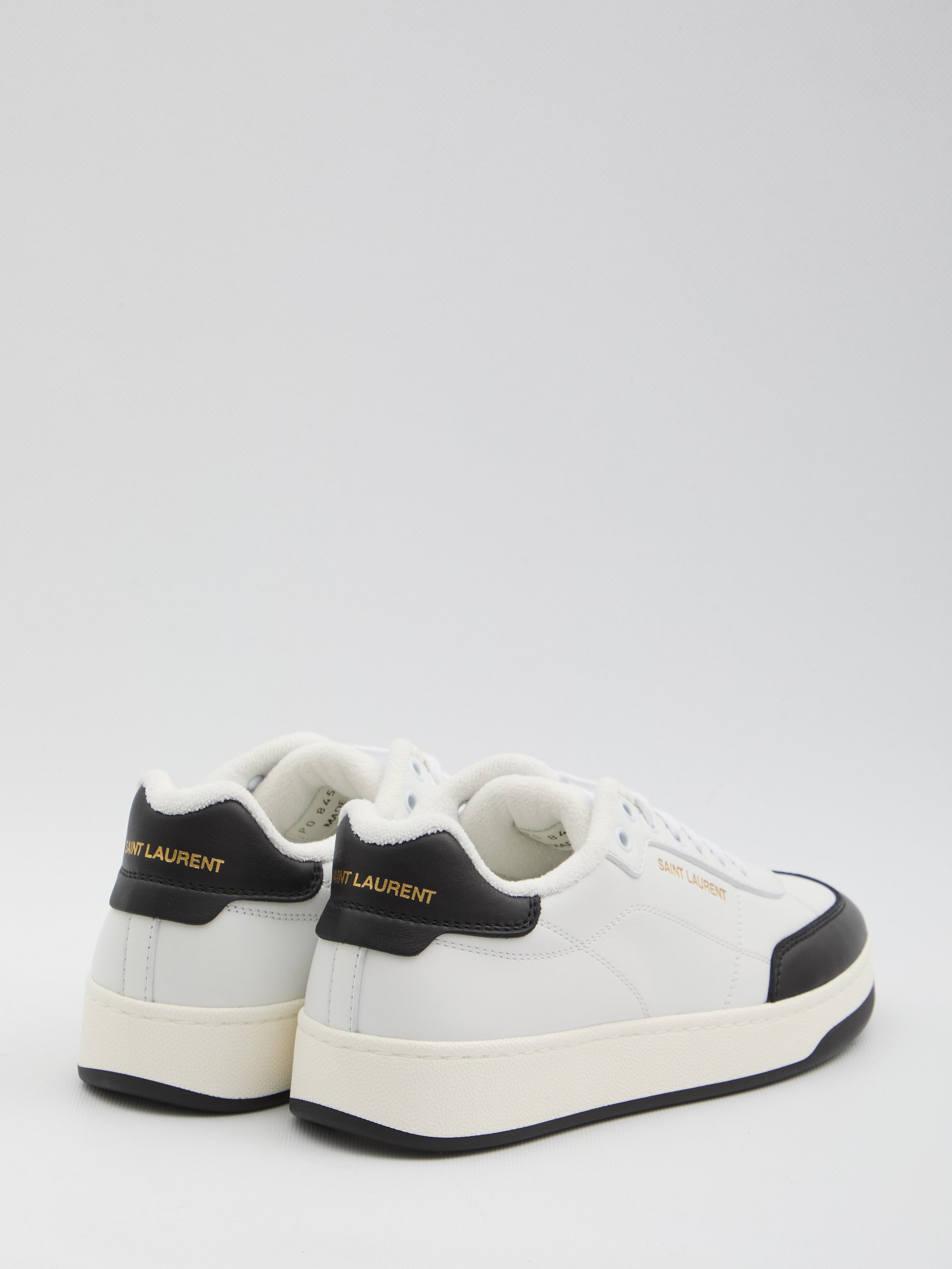 SAINT LAURENT Modern Two-Tone Lace-Up Sneakers for Men