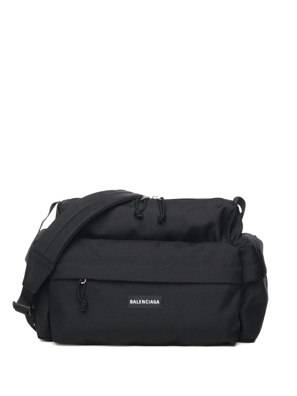 BALENCIAGA Dual Compartment Holdall with Adjustable Shoulder Strap