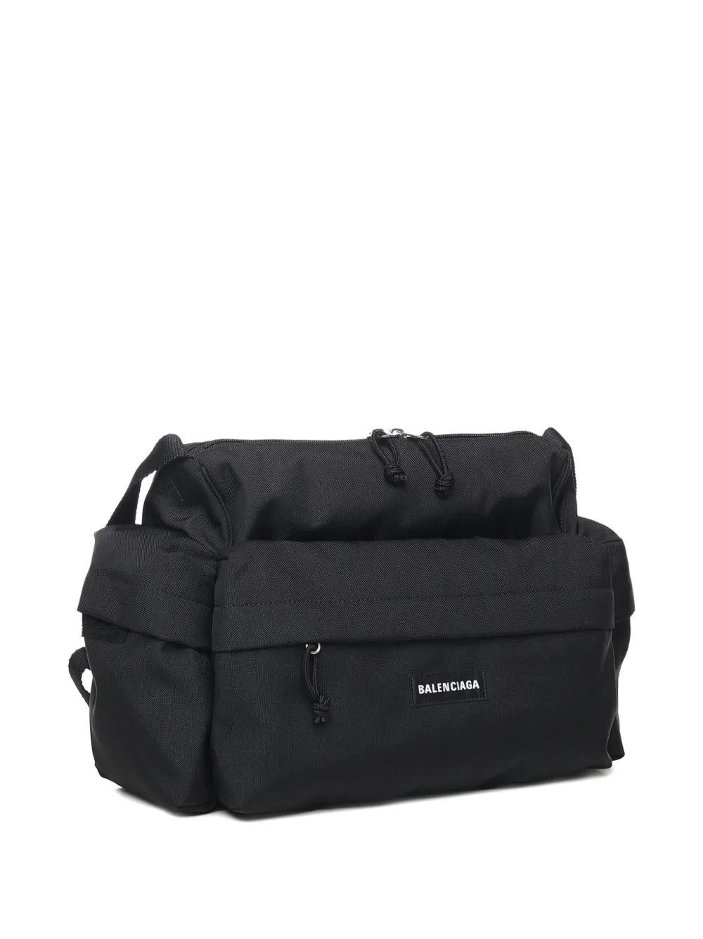 BALENCIAGA Dual Compartment Holdall with Adjustable Shoulder Strap