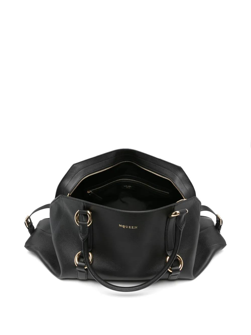 ALEXANDER MCQUEEN FARRINGDON Tote Handbag with Ring Detail