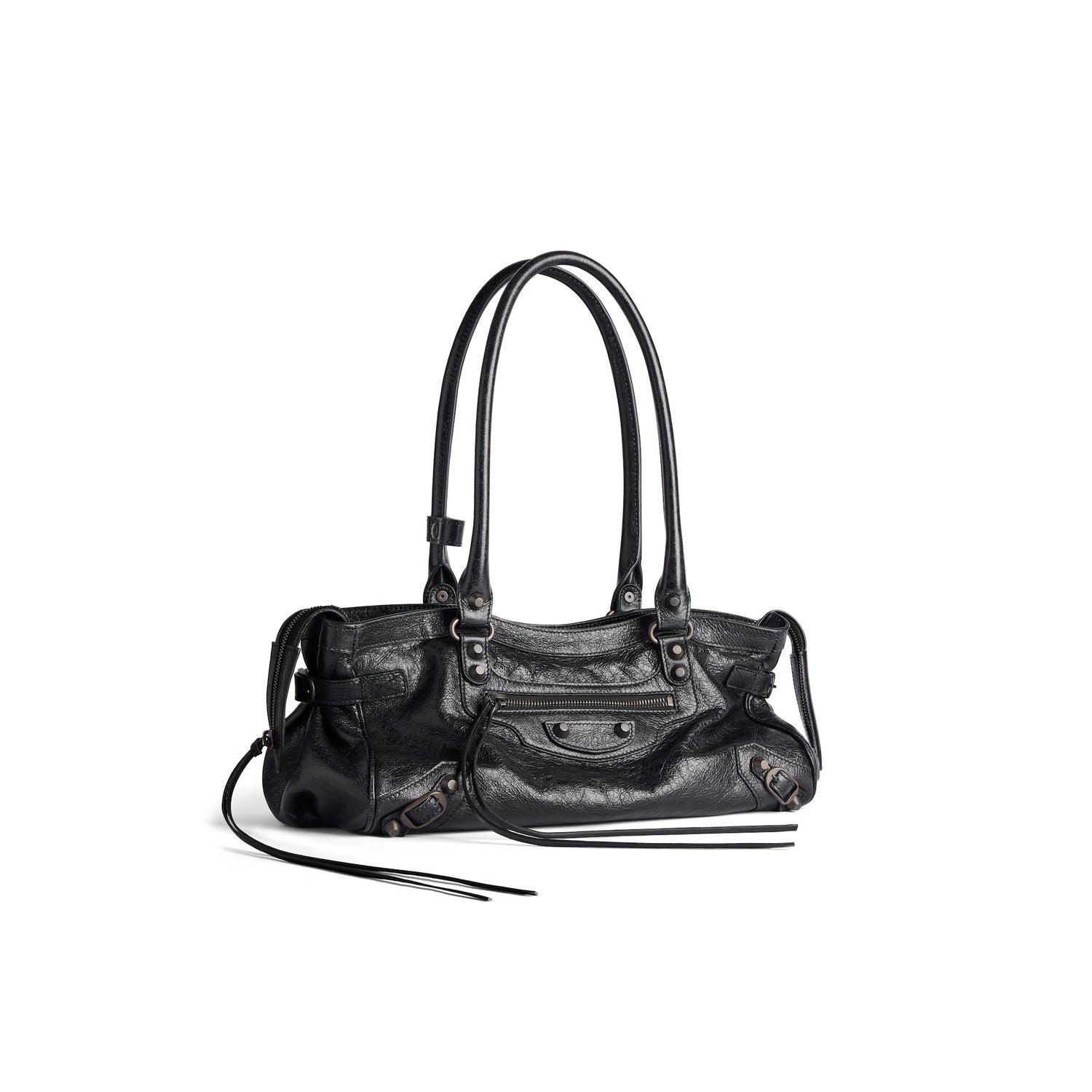 BALENCIAGA East West Leather Shoulder Handbag