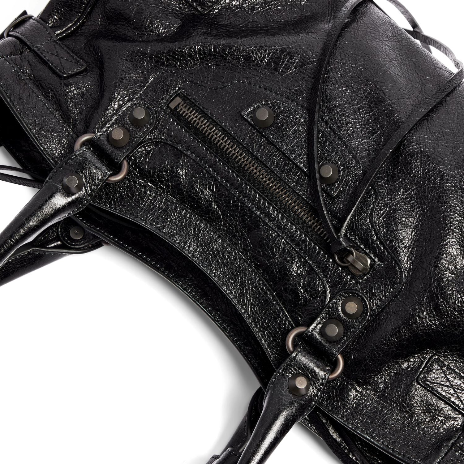 BALENCIAGA East West Leather Shoulder Handbag