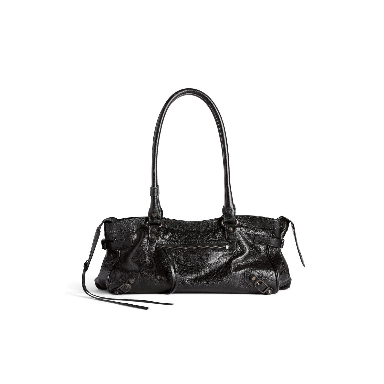 BALENCIAGA East West Leather Shoulder Handbag