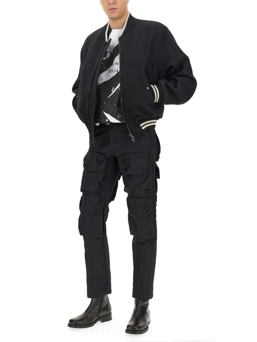 DRIES VAN NOTEN Logo Print T-Shirt - Regular Fit, Size L