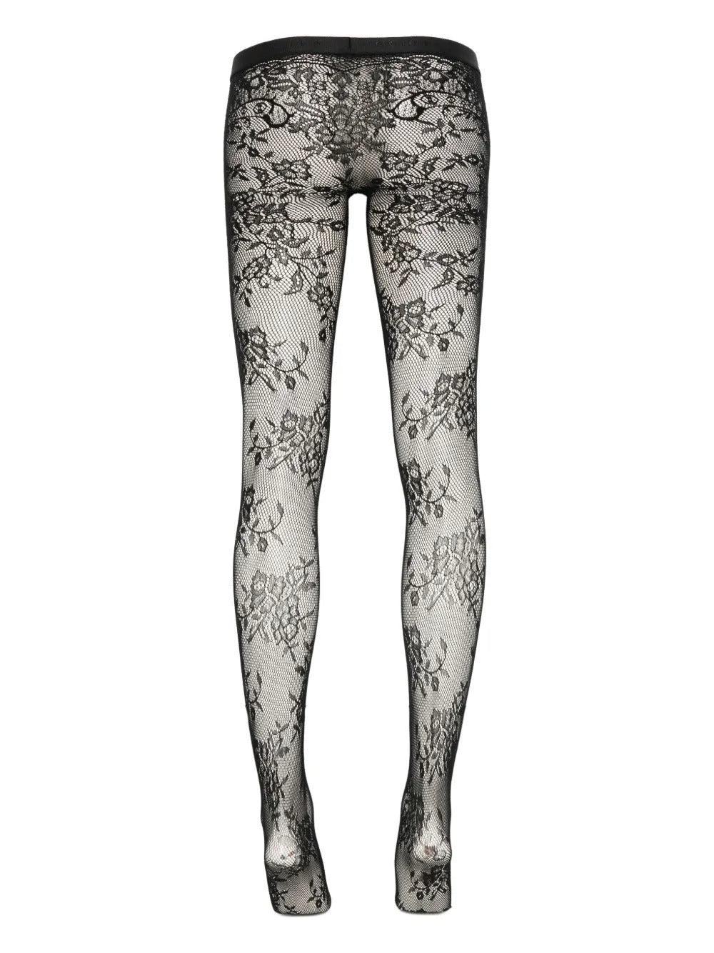ALEXANDER MCQUEEN Floral Lace Tights
