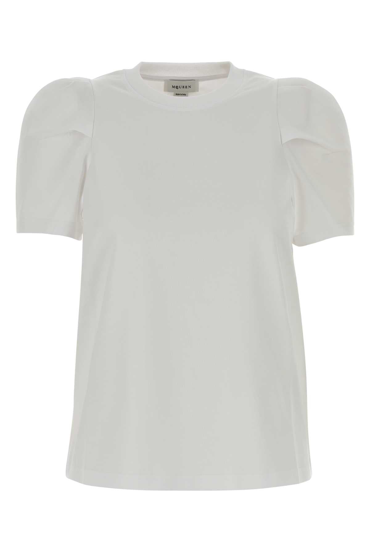 ALEXANDER MCQUEEN Classic Cotton T-Shirt for Women - FW25 Collection