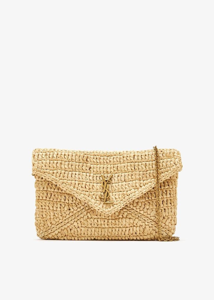 SAINT LAURENT Mini Handbag Clutch with Chain