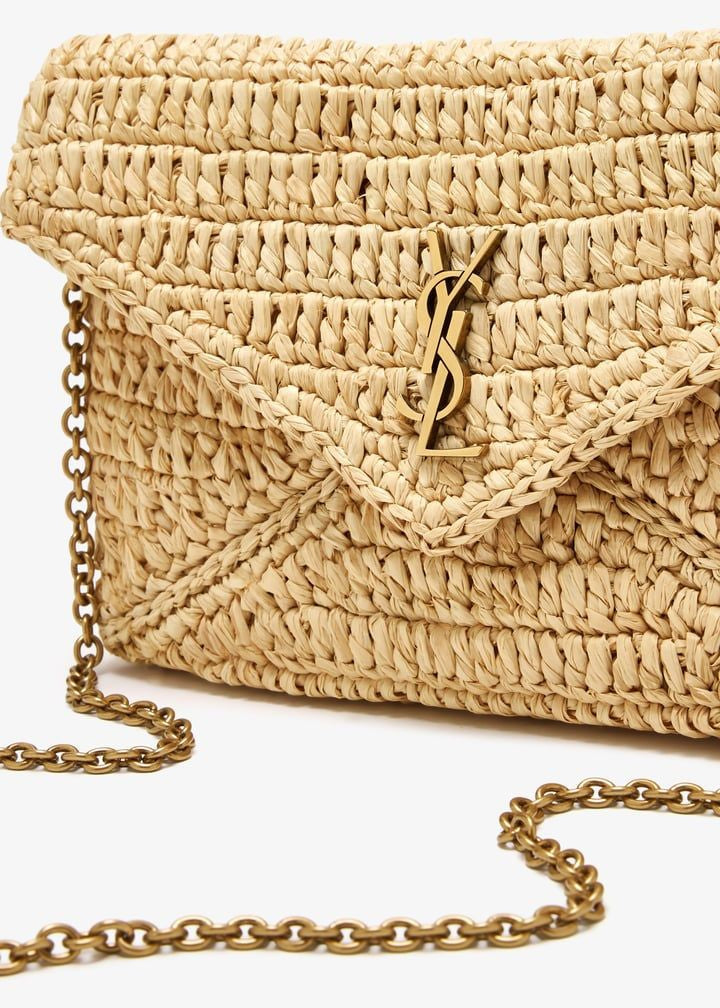 SAINT LAURENT Mini Handbag Clutch with Chain