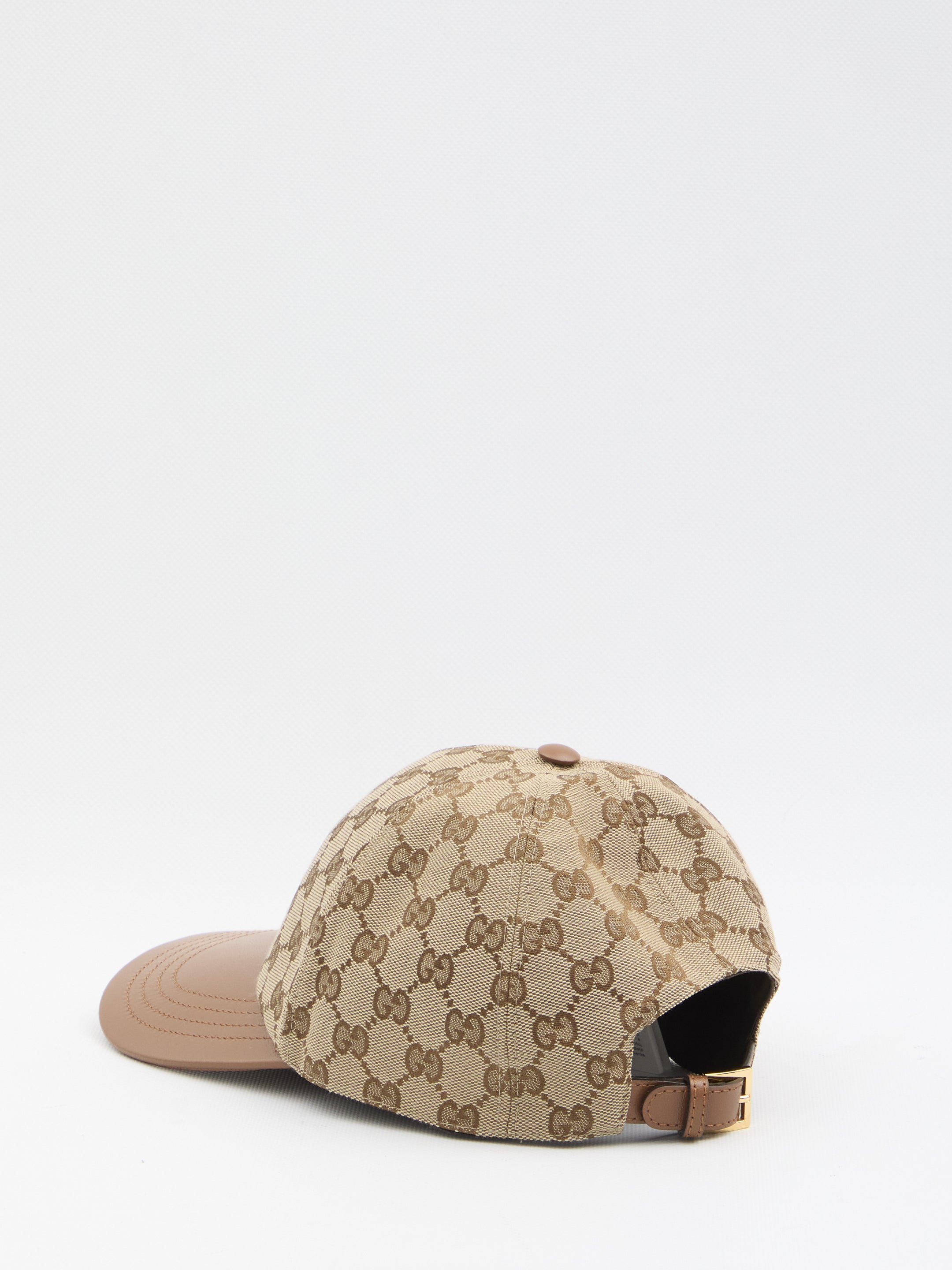 GUCCI Baseball Cap with Leather Visor and Adjustable Strap - FW25