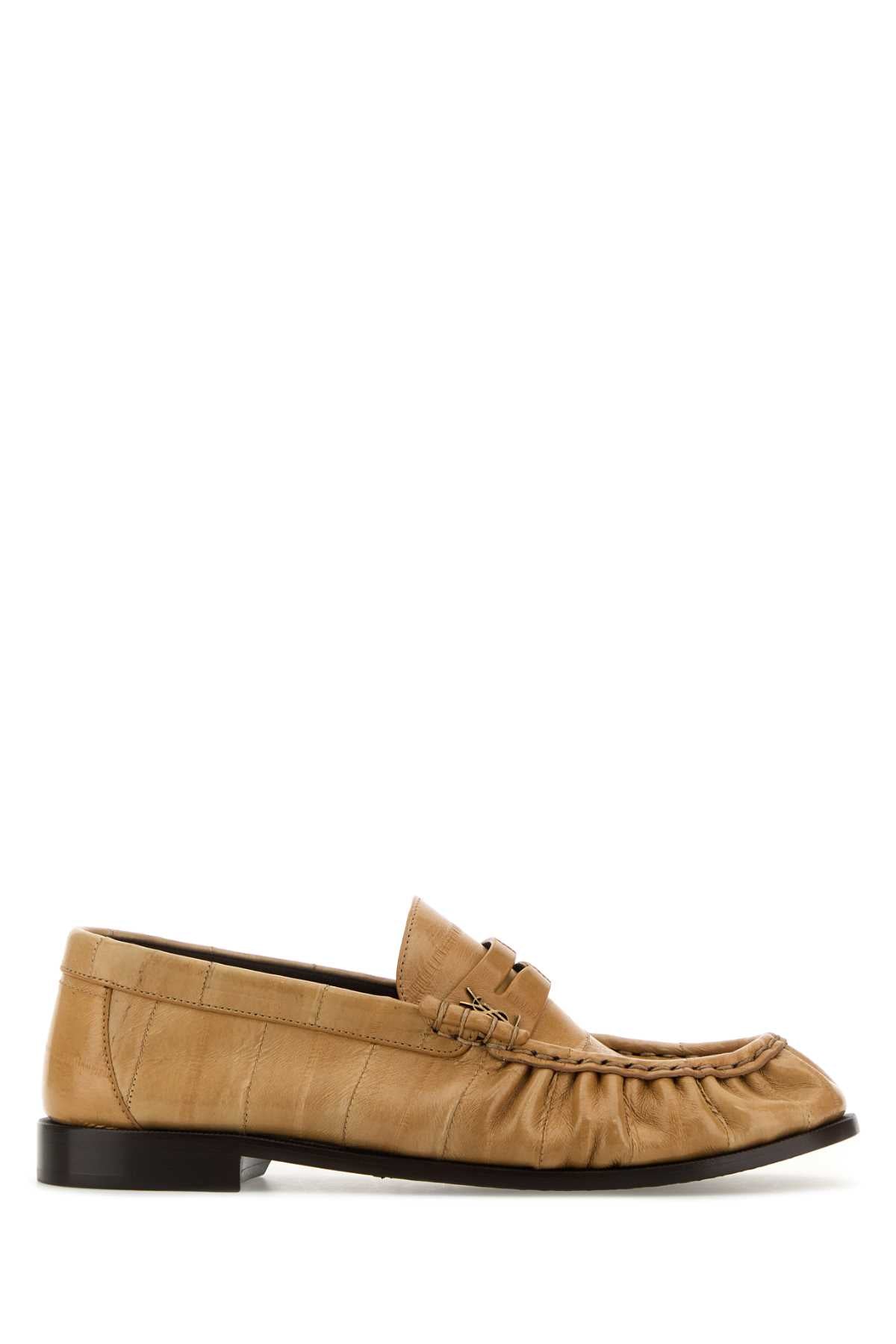 SAINT LAURENT Elegant Leather Loafers for Women