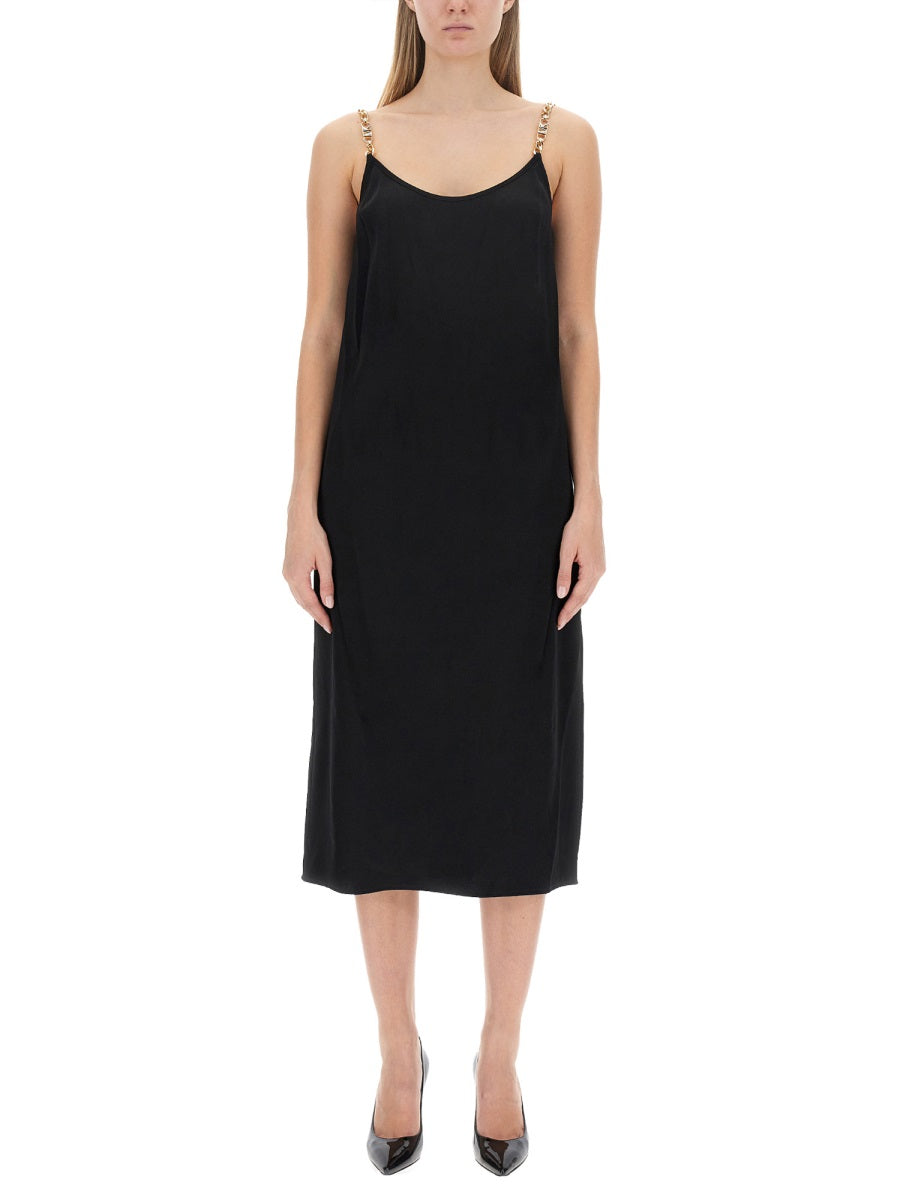 MICHAEL BY MICHAEL KORS Dress with Logo Straps - Size S