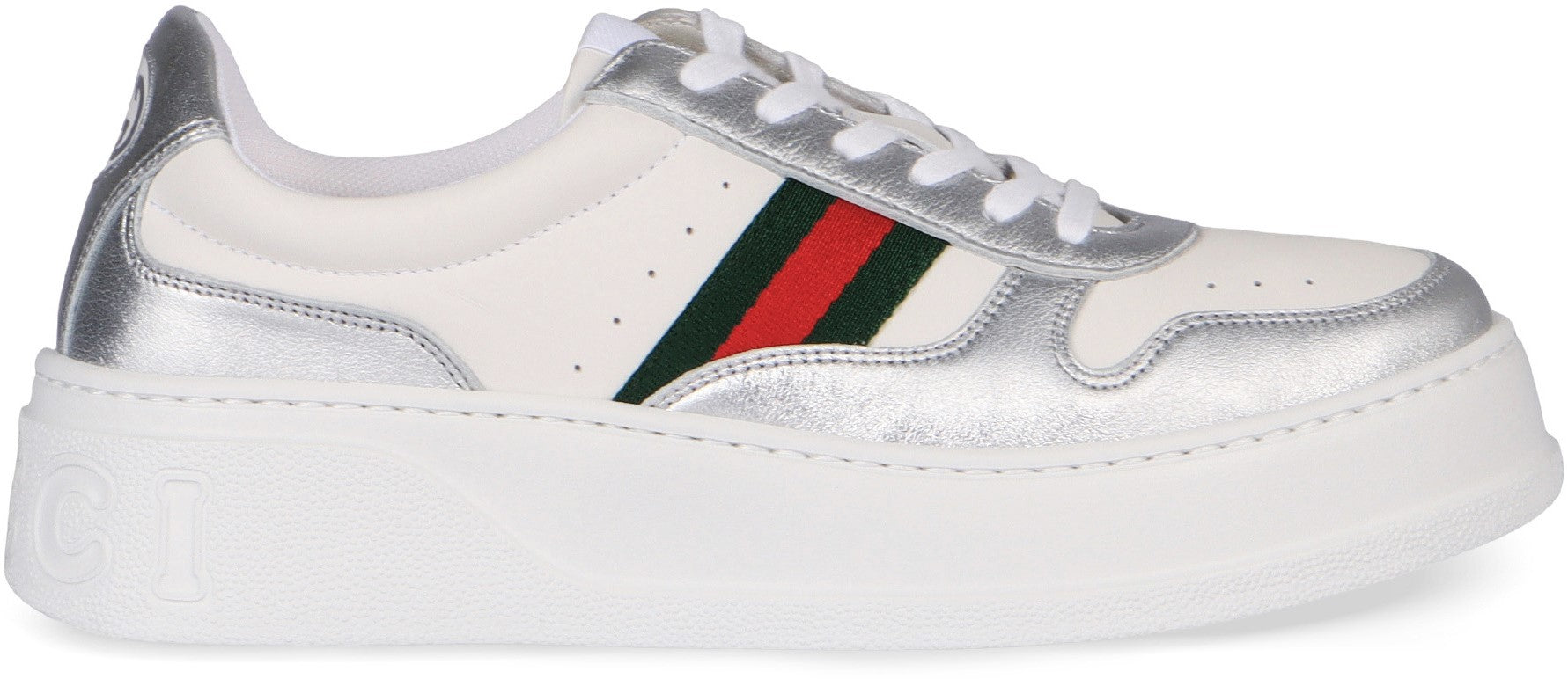 GUCCI Retro Low-Top Leather Sneakers for Women