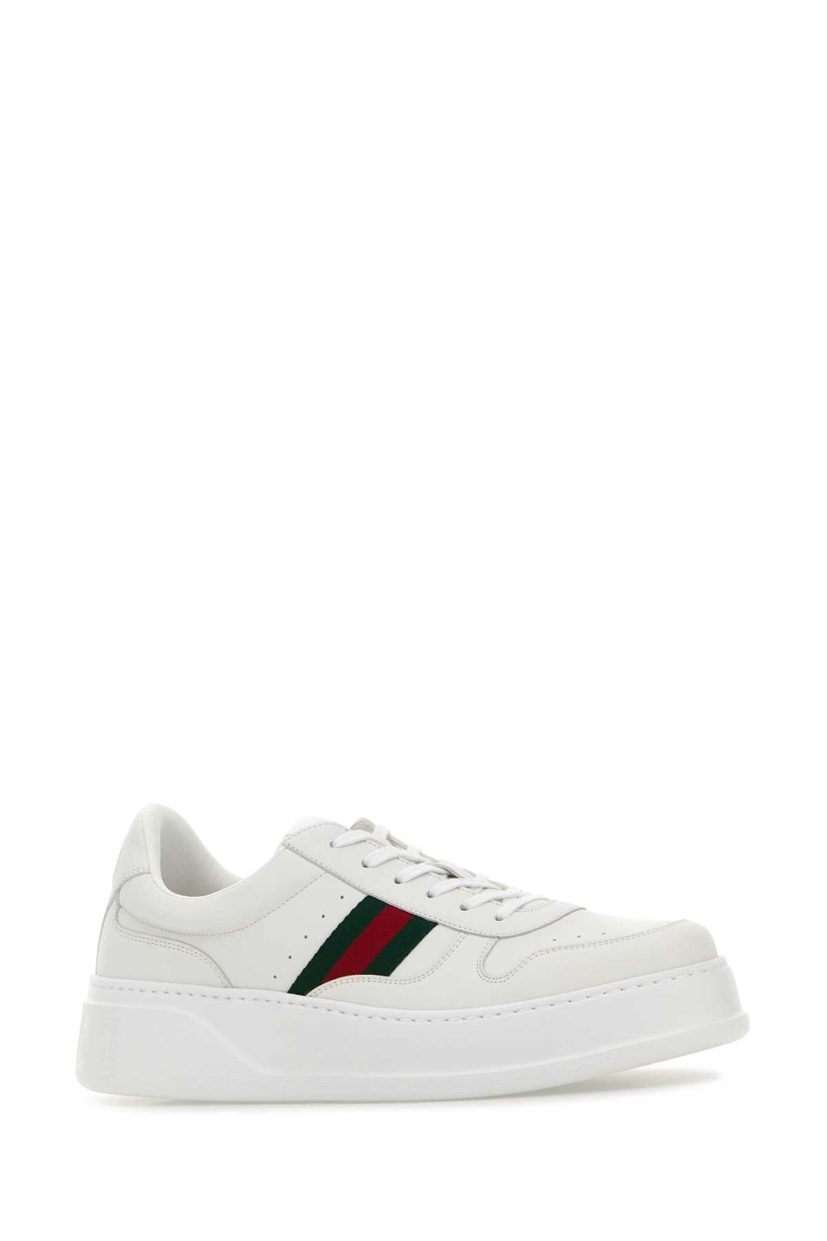 GUCCI Low-Top Leather Sneakers